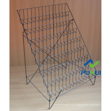 8 Tier Metal Wire Prateleira de exibição de cartão dobrável (PHC309)